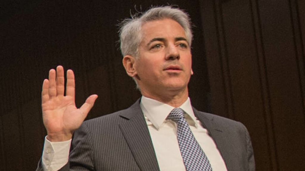 Bill Ackman speaking on stage