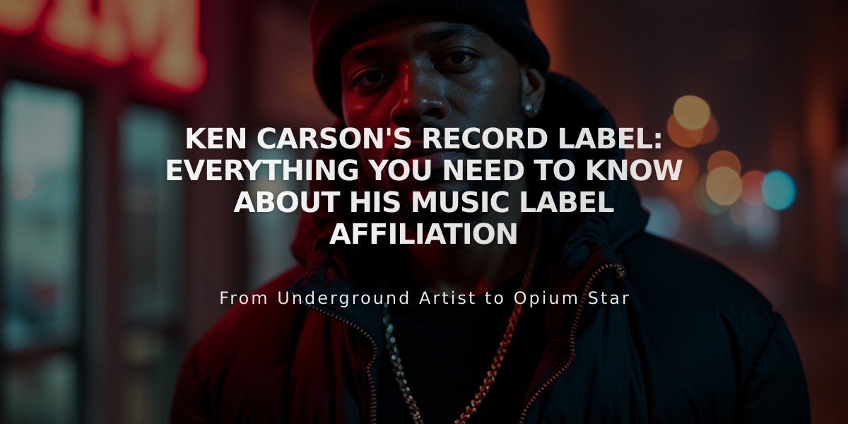 Ken Carson's Record Label: Everything You Need to Know About His Music Label Affiliation