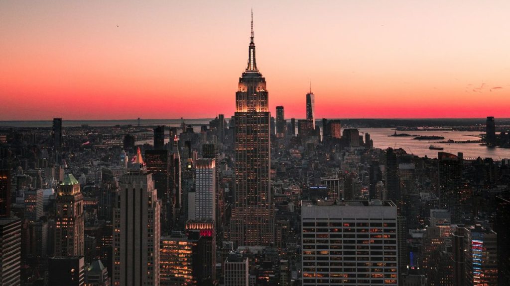 NYC skyline with Empire State Building