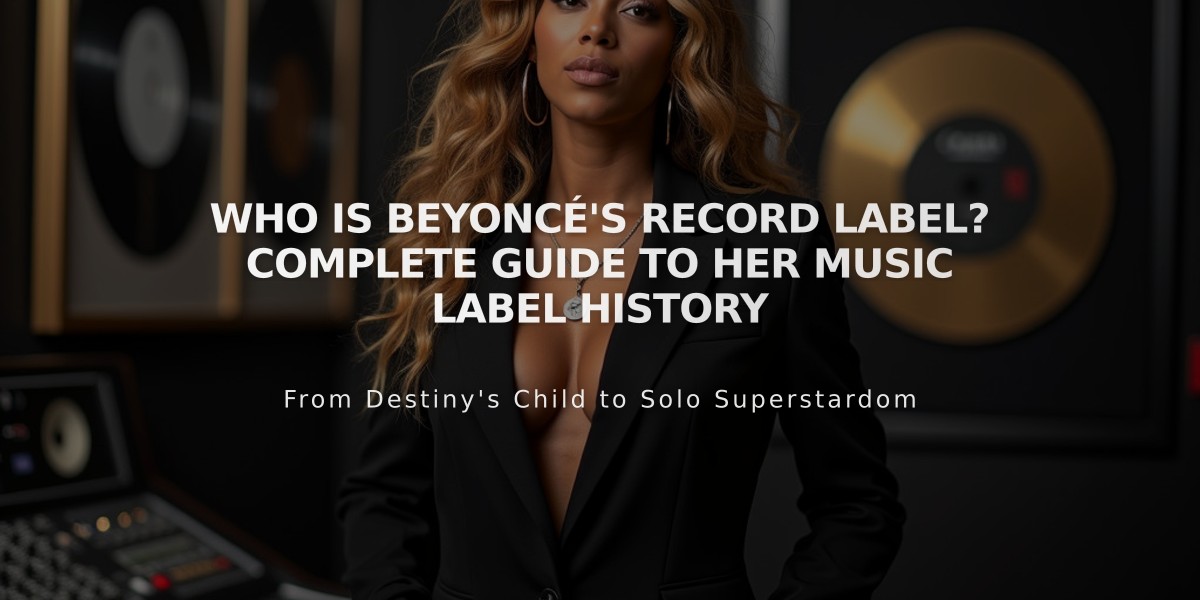 Who Is Beyoncé's Record Label? Complete Guide to Her Music Label History