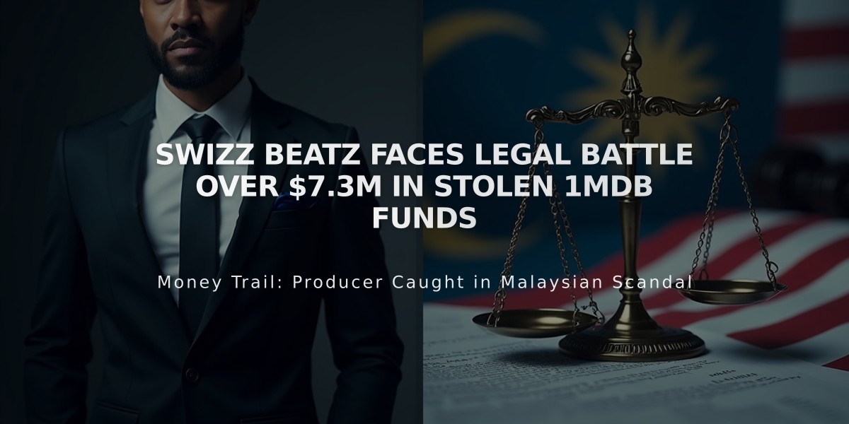 Swizz Beatz Faces Legal Battle Over $7.3M in Stolen 1MDB Funds