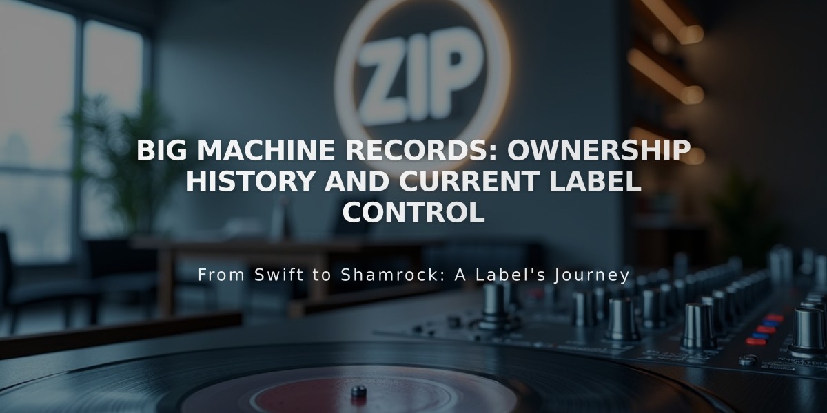 Big Machine Records: Ownership History and Current Label Control