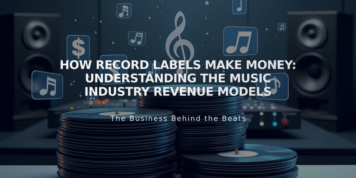 How Record Labels Make Money: Understanding the Music Industry Revenue Models