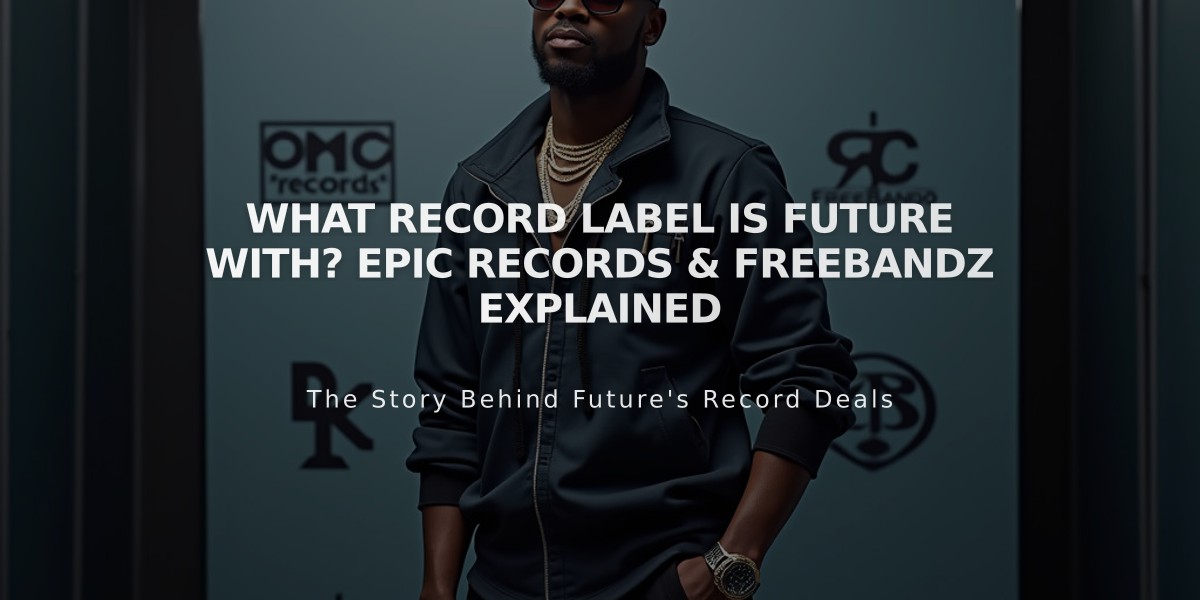 What Record Label Is Future With? Epic Records & Freebandz Explained